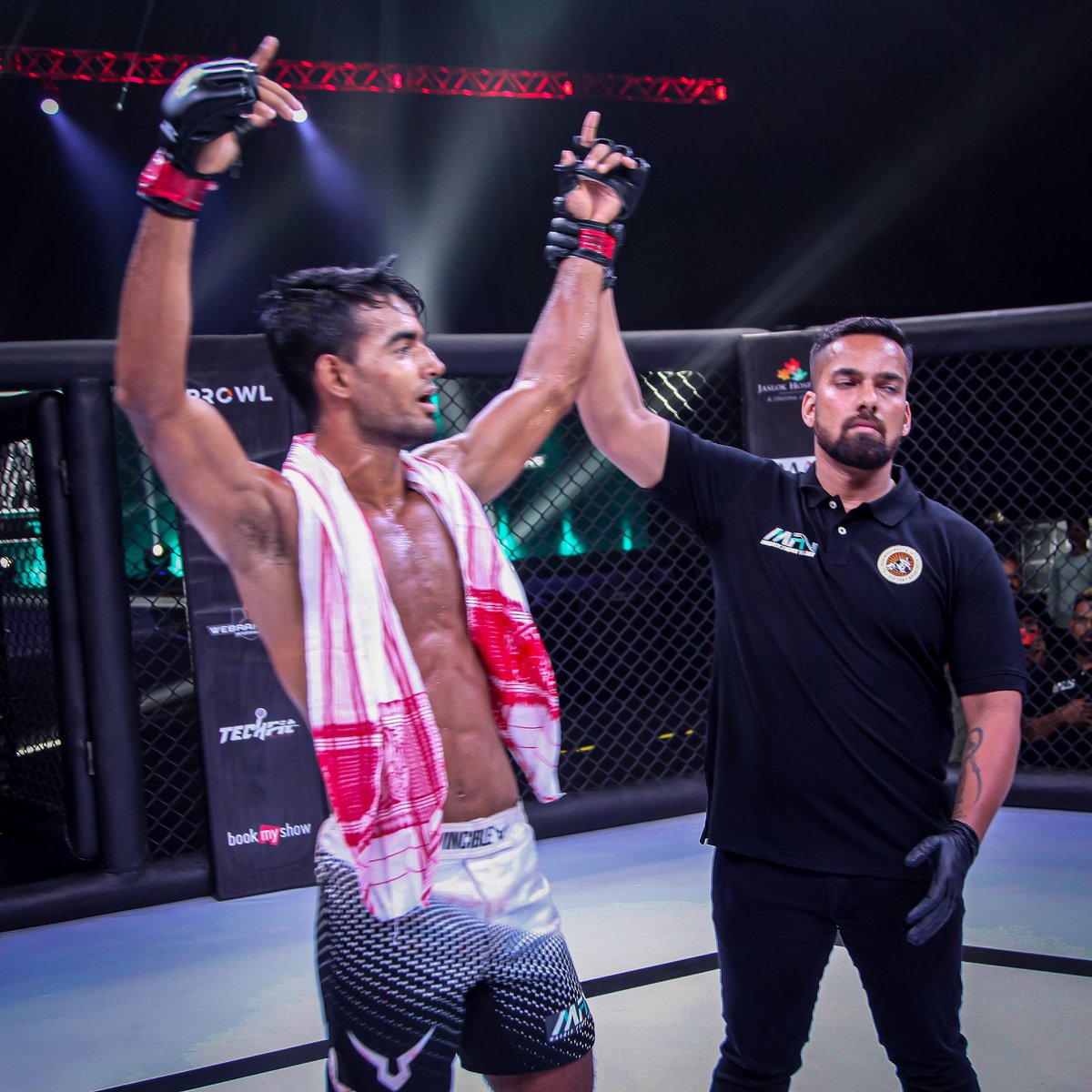 mfn_mma's tweet photo. #PunyajitLikharu holds a 1-0 pro record. He won his first MFN fight at #MFN3 against #MayankKohli. Likharu will be seen next in the cage with #AnthonySyiem at #MFN6 🔥 What are your predictions for this featherweight bout?

#MFN #MMA #MatrixFightNight #MixedMartialArts https://t.co/xdBW1CkGIU