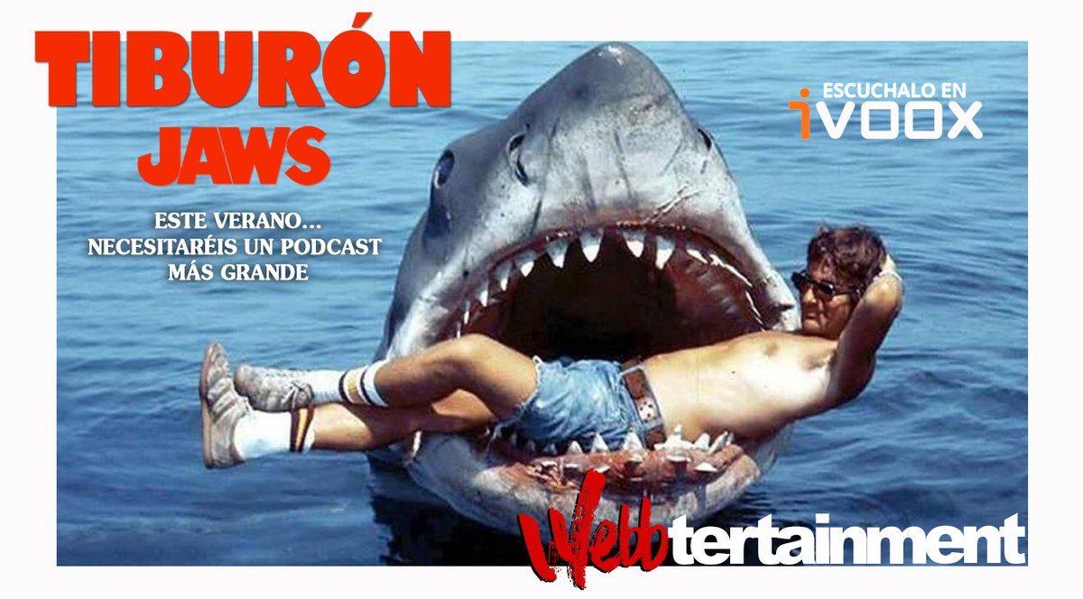 webbpodcast's tweet photo. Disfruta del verano 🦈 con la escucha de...
✔️TIBURÓN ➡️ https://t.co/cjNnkiJi9k  👈🏻 https://t.co/MVeAL9tQJl