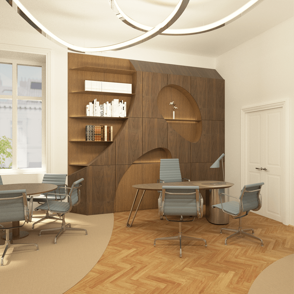 DoellmannD's tweet photo. Interiorstudie für ein repräsentatives Innenstadtbüro: Eine ungewöhnliche Interpretation klassischer
Büromöblierung in einem historischen Umfeld.

Studie M by Döllmann Design

>Weitere Projekte im Bereich Interior Design

https://t.co/gc0o79tiiM https://t.co/NcOH0u2e8S