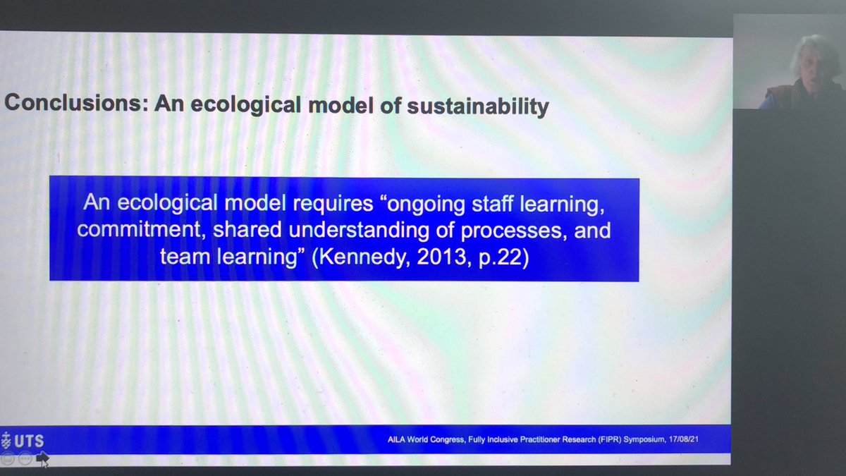An ecological model for sustainable practitioner research - Anne Burns &amp; Emily Edwards <a href="/AILA2021NL/">AILA2021</a> <a href="/EP_as_FIPR/">Exploratory Practice Leeds</a>