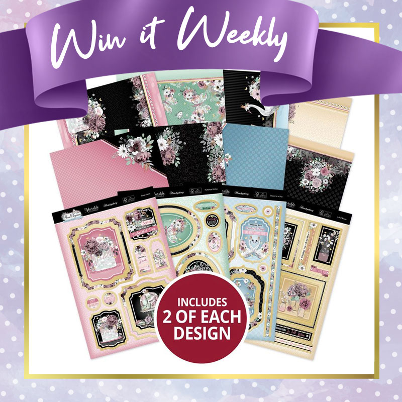 HunkydoryCrafts's tweet photo. It's time for a brand new #WinitWeekly competition! π Simply answer our question correctly for your chance to win our Floral Elegance A Fabulous Finishes Topper Collection worth Β£19.99! π https://t.co/drc9kPRBAh
Good luck! β€οΈ
#giveaway #competition #crafters #crafting #cards https://t.co/ubqO57q6iV