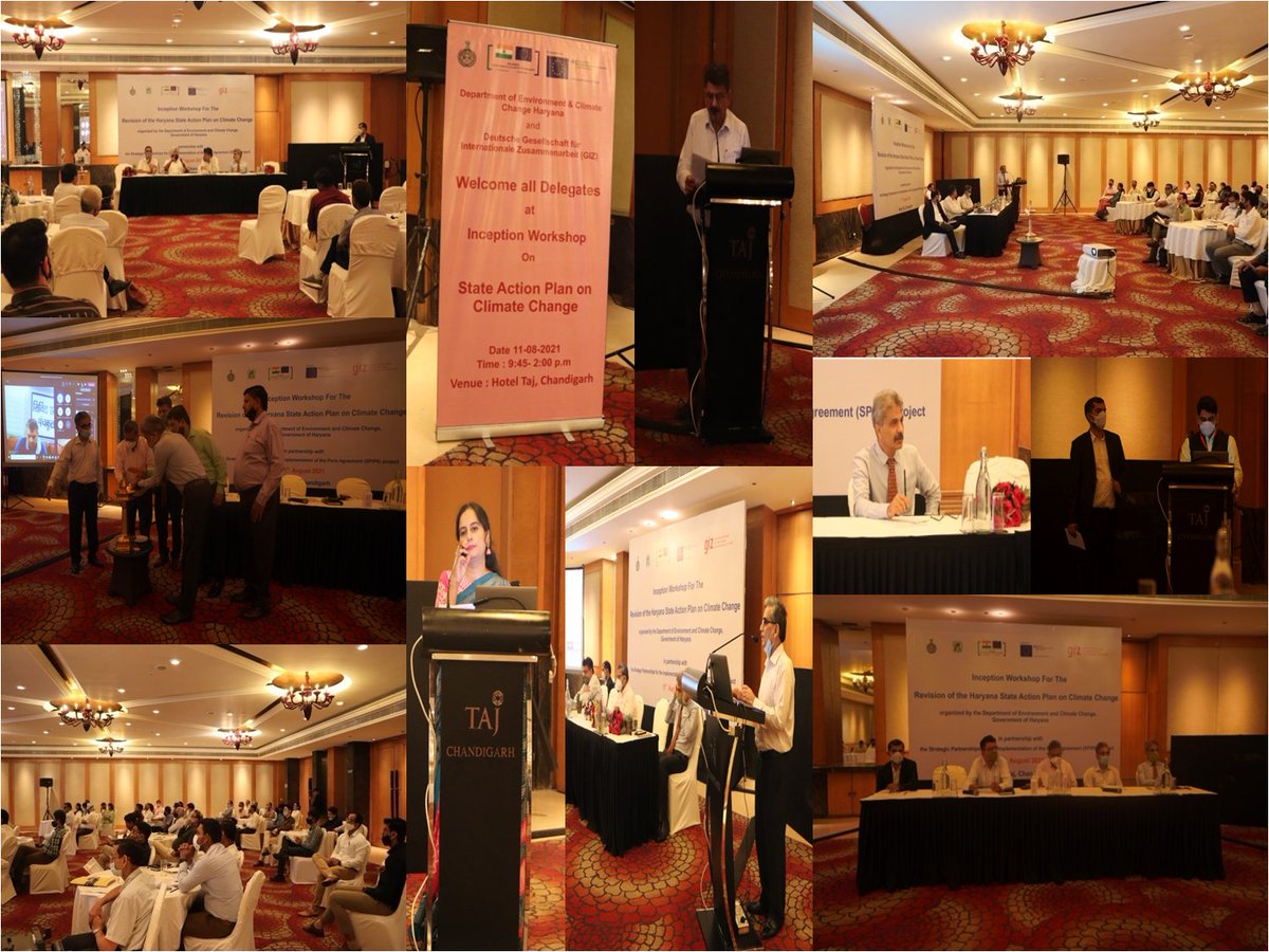 HubEIACP's tweet image. Hybrid Inception Workshop for the revision of Haryana SAPCC was organised under EU-SPIPA project in partnership with Department of Environment and Climate Change, Haryana on 11-08-2021 with participation of 69 officials from 20 departments.#sapcc #spipa #eu @EU_in_India