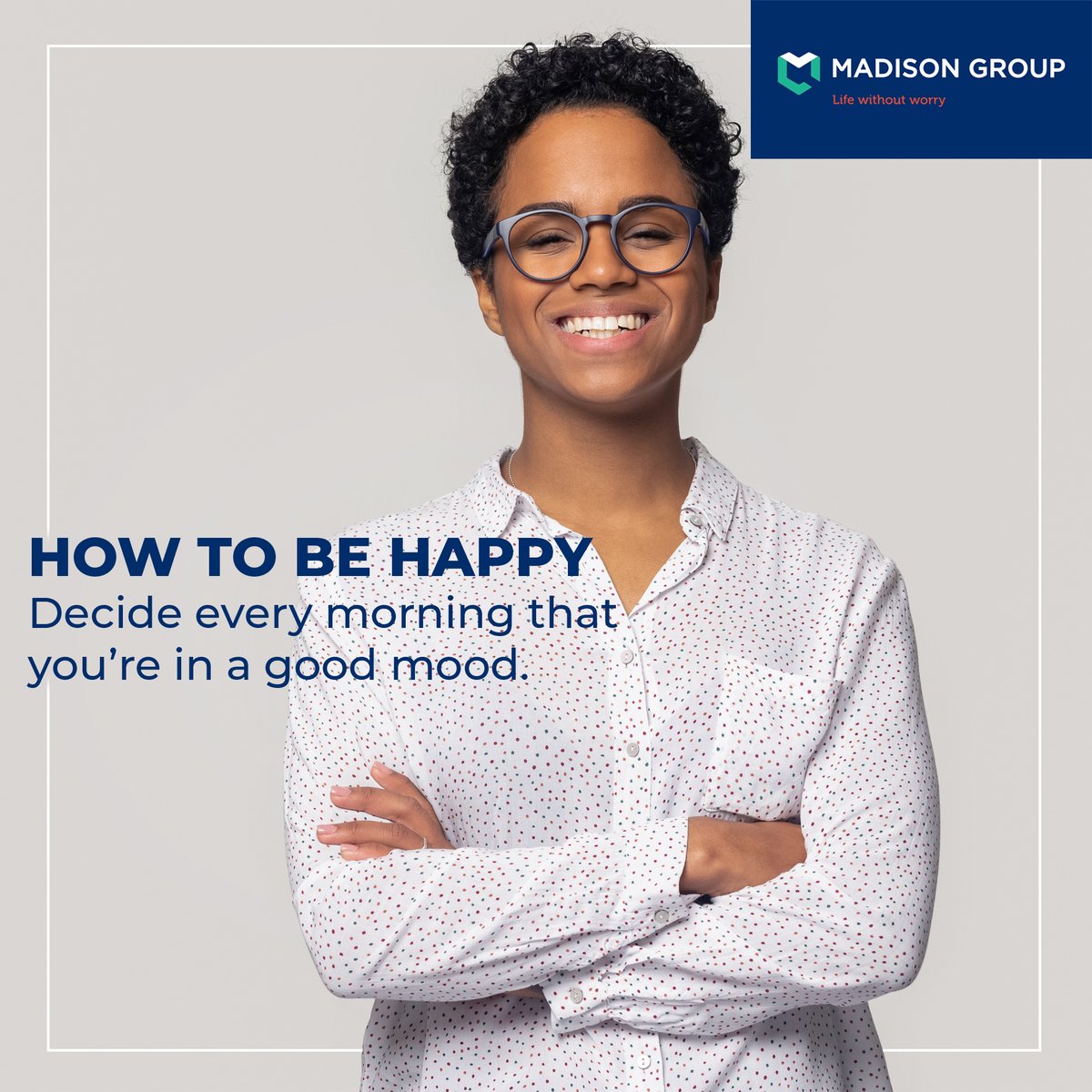 MadisonGroupKe's tweet photo. Don't worry, be happy. #lifewithoutworry
#tiptuesays #betterlife #MadisonInsurance #usibahatishe https://t.co/3AXub22vLv