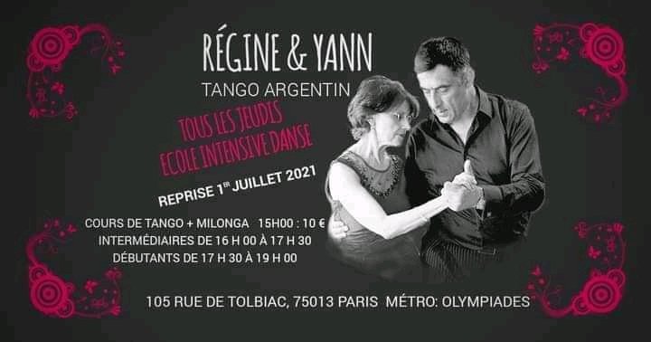 actiontango's tweet image. Ce jeudi nous reprenons les cours intermédiaires et débutants chez intensive danse paris 13 .105 rue de Tolbiac Paris 13