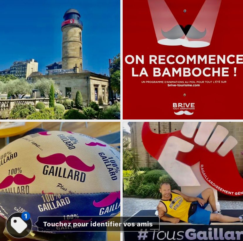 De tous mes #voyages en France, j’ai rarement vu une #communication #tourisme aussi géniale d’un #officedetourisme ! Faire des habitants, de leurs modes de vie et assumer leur goût pour la #fête convivialité comme axes #communication, BRAVO <a href="/gaillard100/">Brive 100%Gaillarde</a> ! 👏 #Brive #tousgaillards