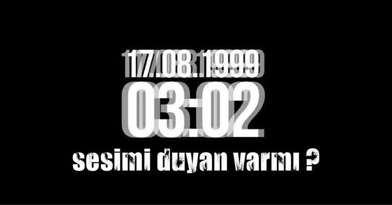 "Sesimi duyan var mı?" 

Unutmadık, unutmayacağız... 
#17Agustos1999