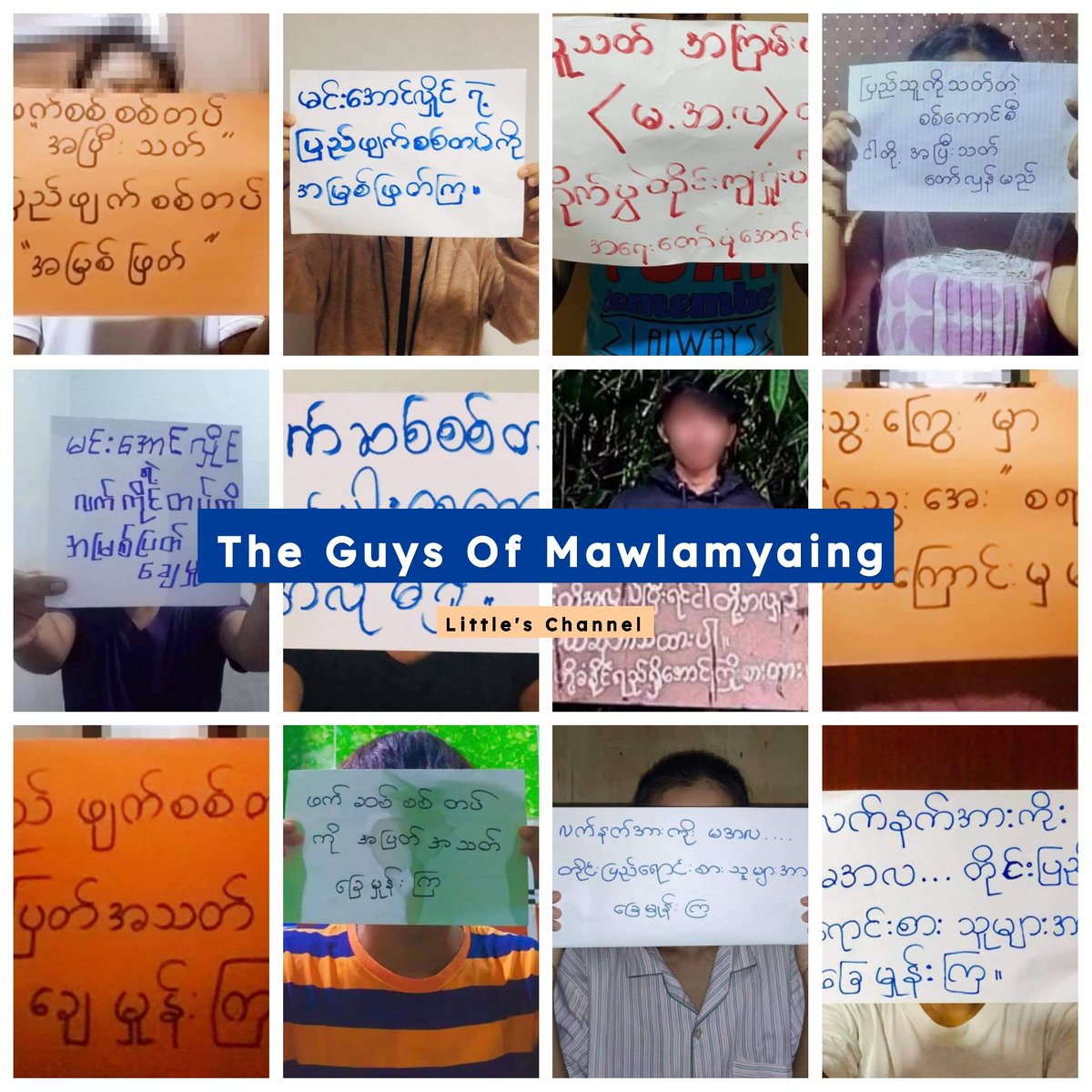 ActivistLittle's tweet photo. The pro-democracy guys of Mawlamyaing staged an anti-coup domestic strike.

SIGN THE PETITION FOR NUG
#Aug17Coup 
#WhatsHappeningInMyanmar https://t.co/JWCkTwCsmP
