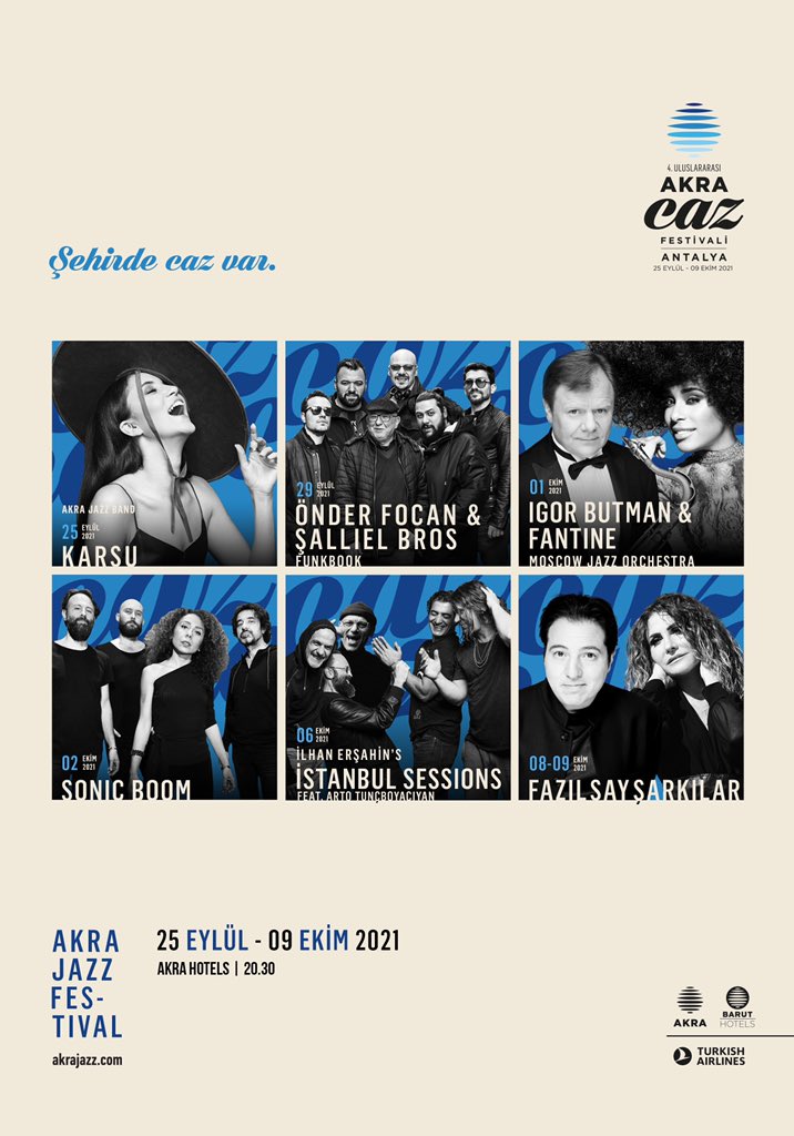 4. Akra Caz Festivali Başlıyor 

4. Akra Caz Festivali, 25 Eylül – 09 Ekim 2021 tarihleri arasında Akdeniz’in ve Beydağları’nın eşsiz manzarası eşliğinde Akra Hotels‘in açık hava sahnesinde gerçekleşecek