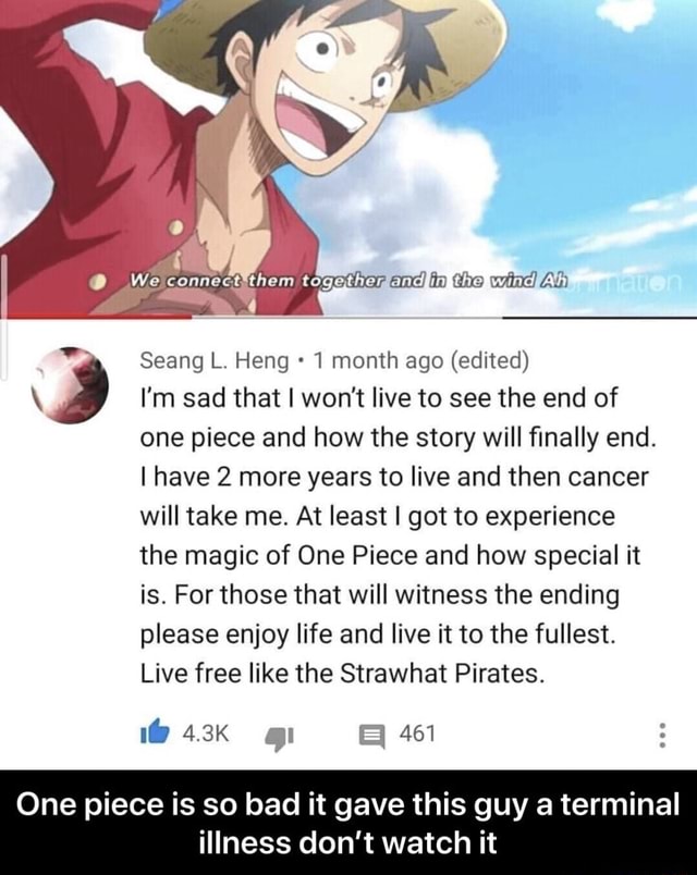 ItsDaue's tweet image. Life. Cherish it. The thought of not being able to live to see my favorite show. Yeah Oda has to has the highest body count in anime. Well.... this took a turn. Woops.