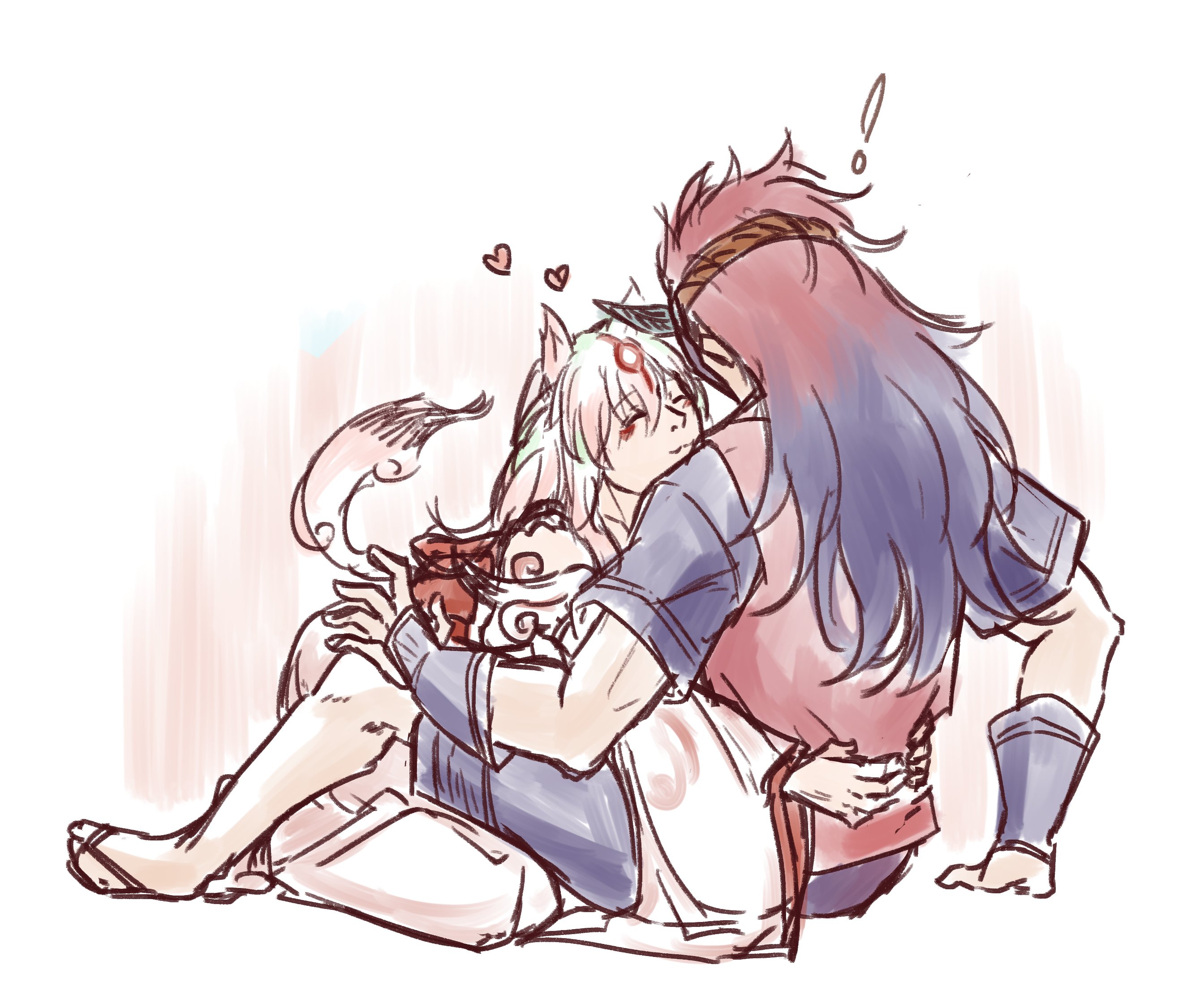 ZahwaNauli @COMMS OPEN! (0/5) on Twitter: "I found myself back watching  Okami playthroughs and remember that I like them together TT_TT) - Amaterasu  and Okikurumi from Okami #okami #amaterasu #oki #okikurumi  https://t.co/n6VS9inCx5" /