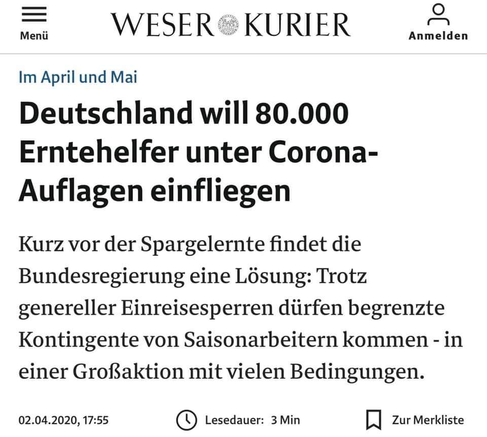 Wenn wirkliche Gefahr droht ist Deutschland da!