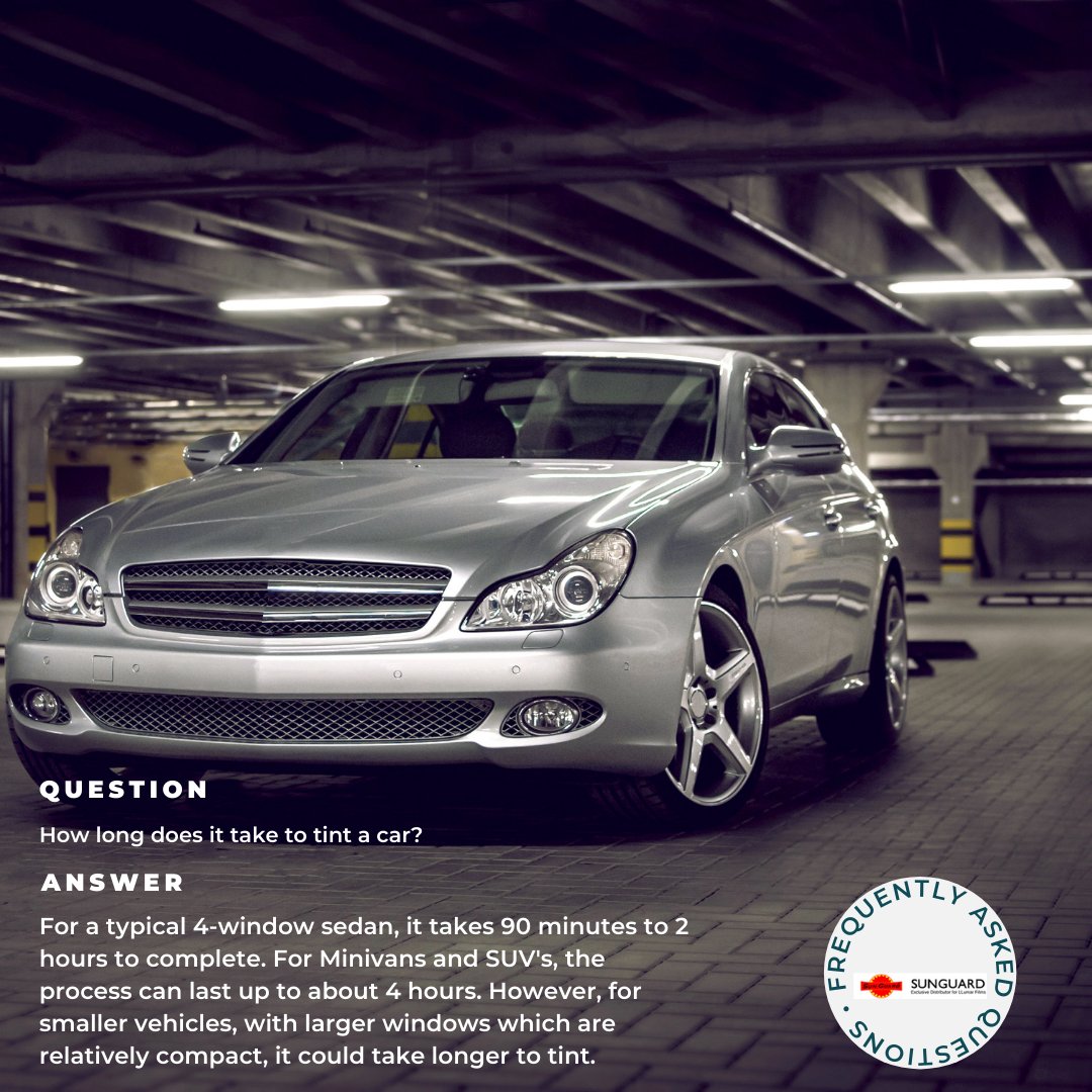 SunguardGh's tweet image. It's FAQ Time!

Today, we answer one important question: How long does it take to tint a car?

How long did it take to tint yours? Can you share your experience? Was it worth the tint??? 

#tinttime #faqtime #tinting #tintexperts #tinting #letstint #tintwithus