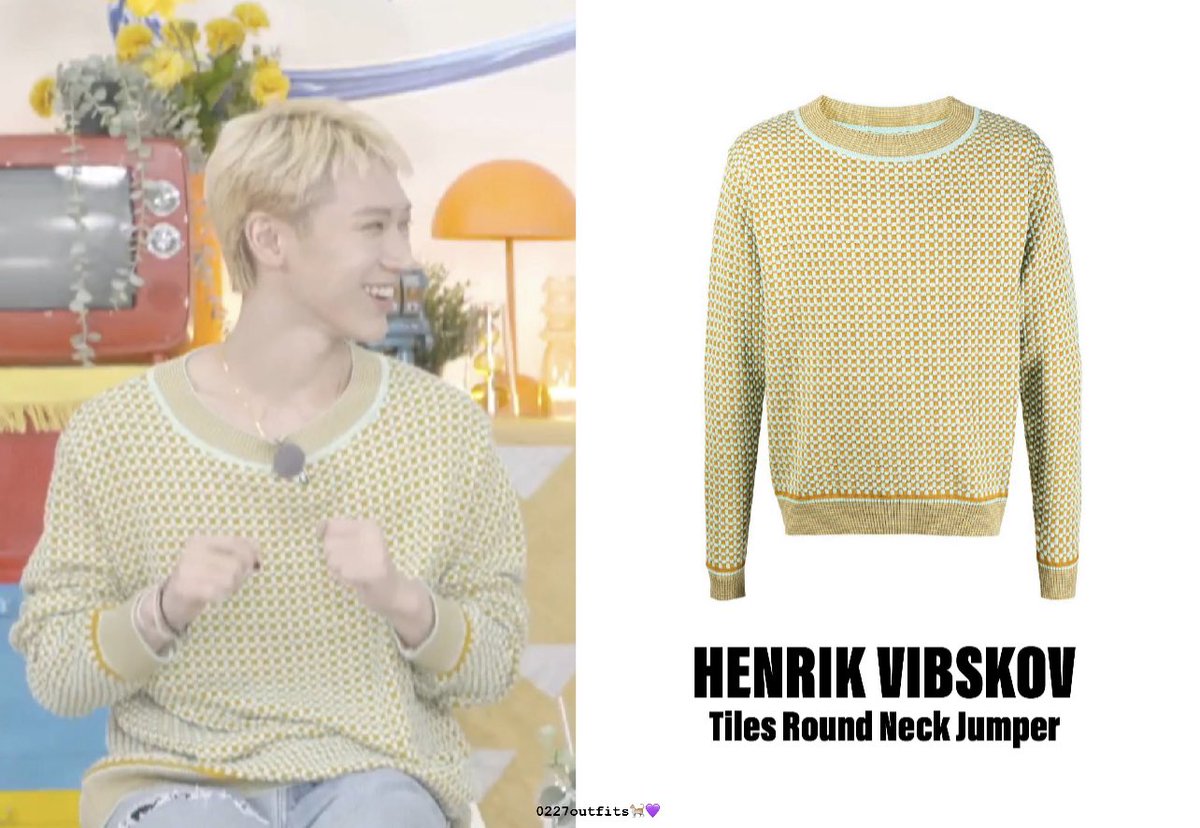 210817

HENRIK VIBSKOV 
Tiles Round Neck Jumper

Cr Vlive : WayV TEN &amp; YANGYANG ‘LOWLOW’ Special Live

#0227outfits #TEN #李永钦 #텐 #WayV #NCT #SuperM #TEN1010 #เตนล์ #เตนล์ใช้ #เตนล์ใส่