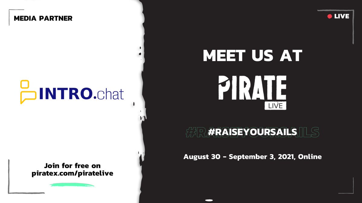We are a proud media partner of PIRATE live by <a href="/PIRATExperience/">PIRATEx Event Productions</a> 🎊