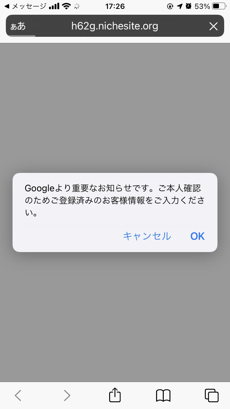Naomi Suzuki On Twitter こちらは 重要 Amazonよりアカウントの大切なお知らせ 至急ご確認ください というsmsで誘導していたころのamazon版です Https T Co Cybkxlfcmj Twitter