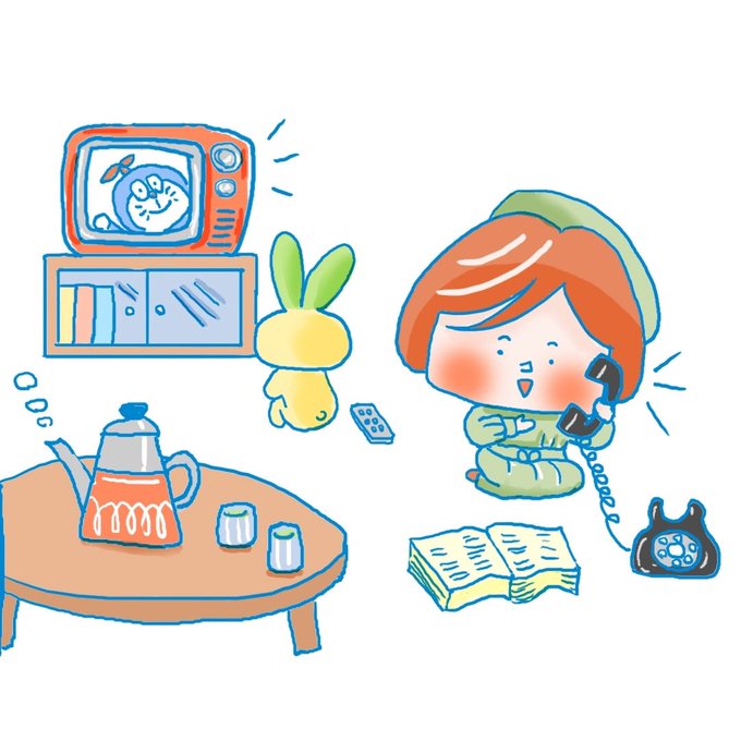 電話番号簿のtwitterイラスト検索結果