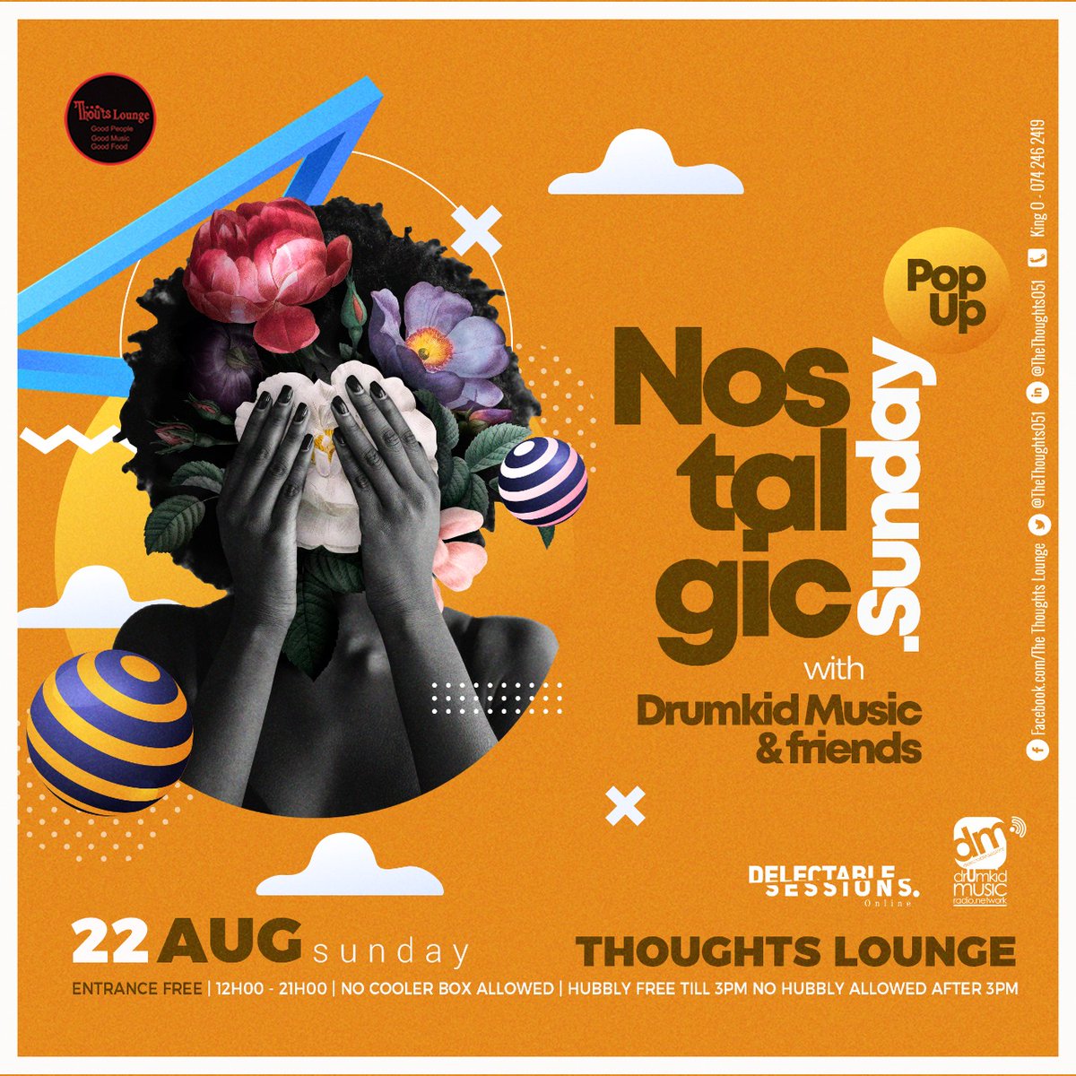We heading to Thoughts Lounge this coming Sunday... Come through 😎