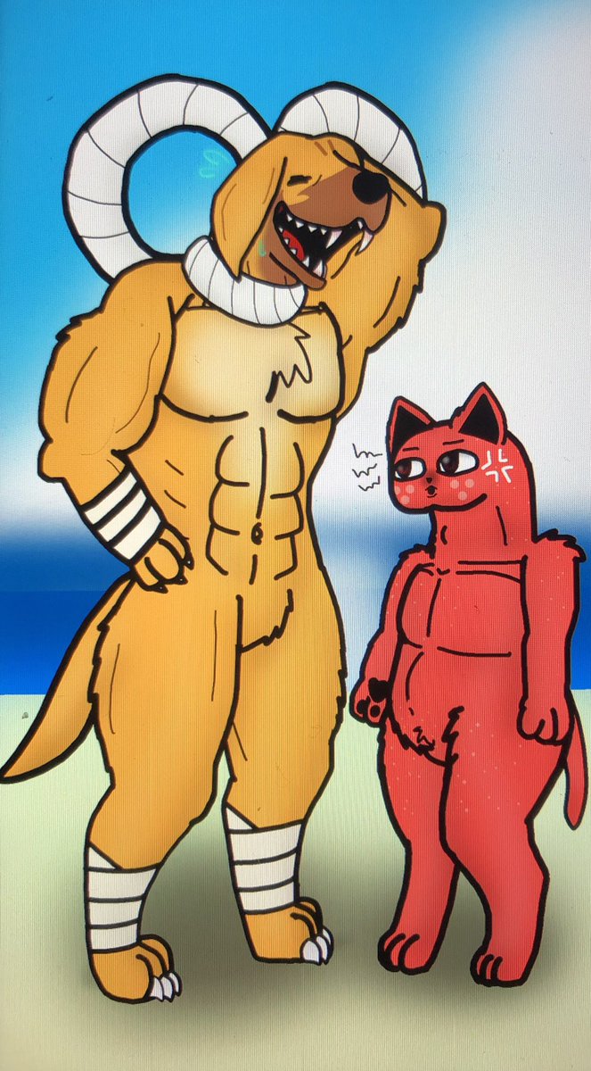 xia_crazy's tweet photo. 🐶Big dog and Smail dog🐶
#47都道府犬 #高知 #福岡 #犬 #Furry #Dog #Duo #Tosainu #Mentaiko #Anthro #Mascle #Macho #Fat https://t.co/OMIf8trjf5