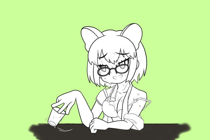 このひとまた蒸しマーゲイ描いてる…… 