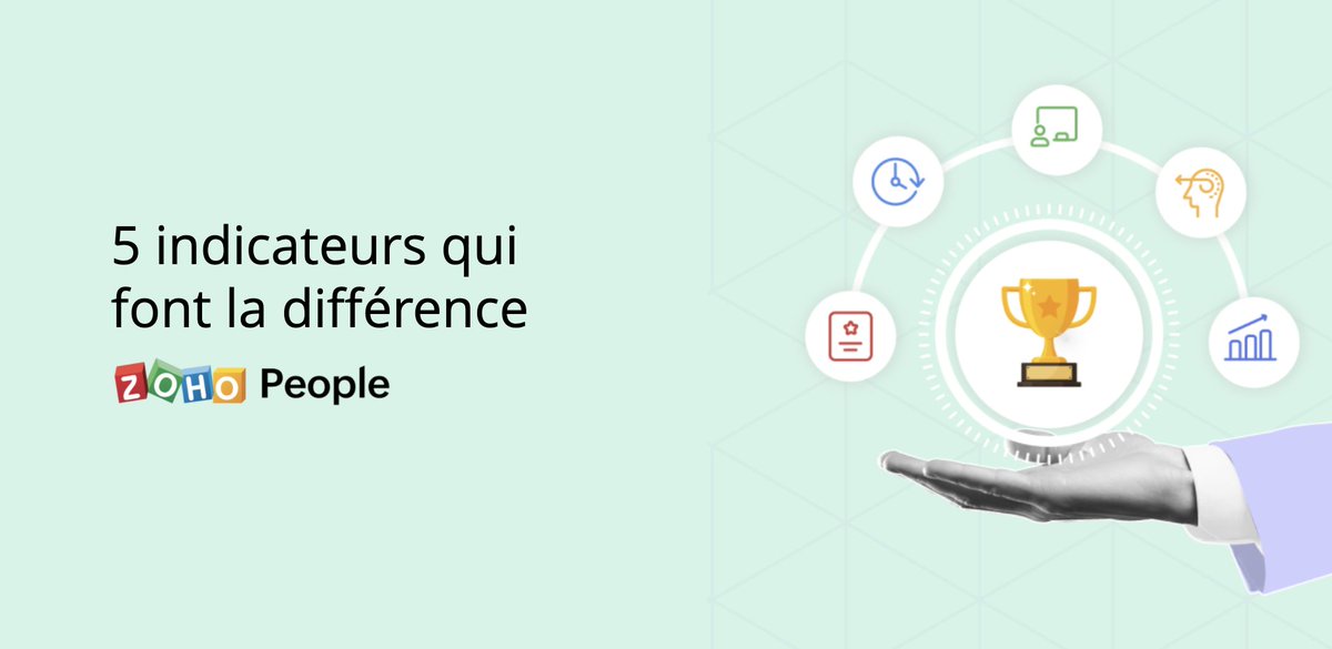 ZohoFrance's tweet image. Quels indicateurs devez-vous suivre pour aider votre entreprise à se développer ?
@ZohoPeople  vous aide donc à faire un choix en vous proposant 5 paramètres qui font la différence.
Pour en savoir plus, découvrez notre article #ZohoBlog :
zcu.io/8jwz