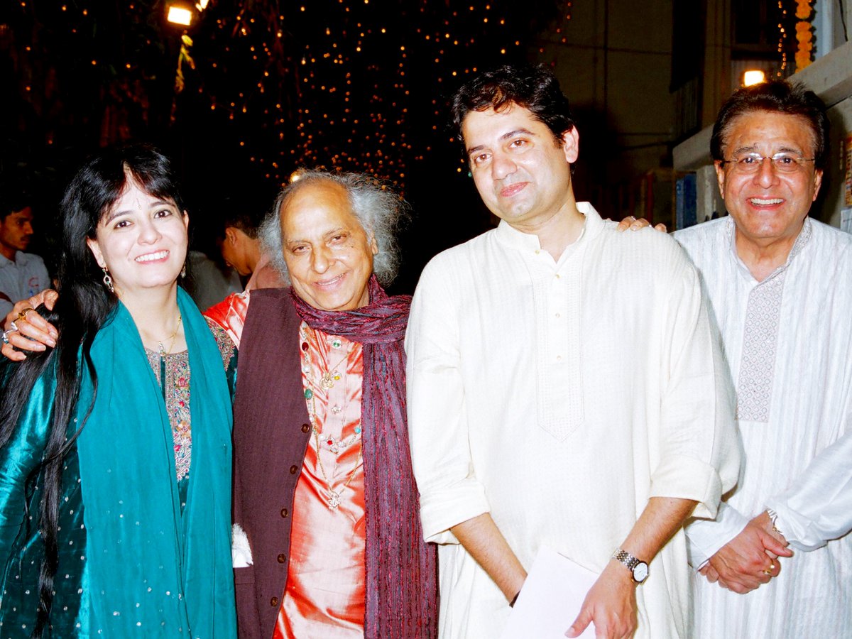 How much I miss my Mamaji, the Great Pandit Jasraj ji today and every day... When I went to take his blessings before getting married, he most graciously offered to sing at my reception, provided I accompany him on Tabla!! Sharing some very special photos...