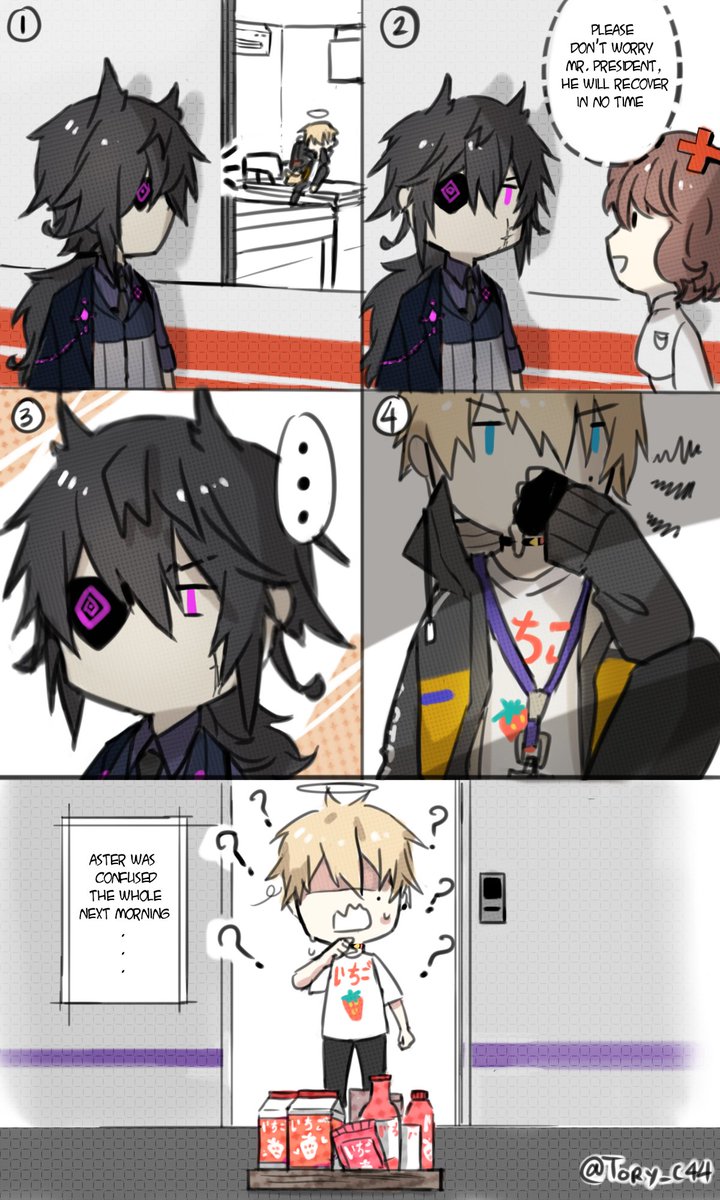 Doodle my OCs around a little
Mr President take care of his Rook 