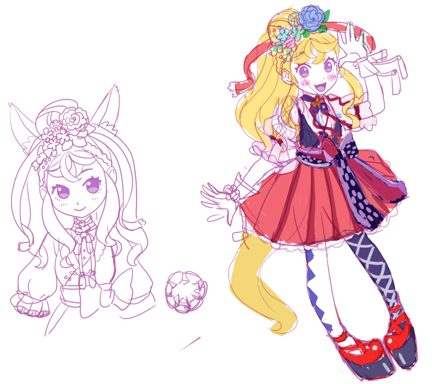 炎の愚者 和風ワンピースだか袴スカートっぽくしてみた 下駄はかせようかと思ったけど結局靴のまま