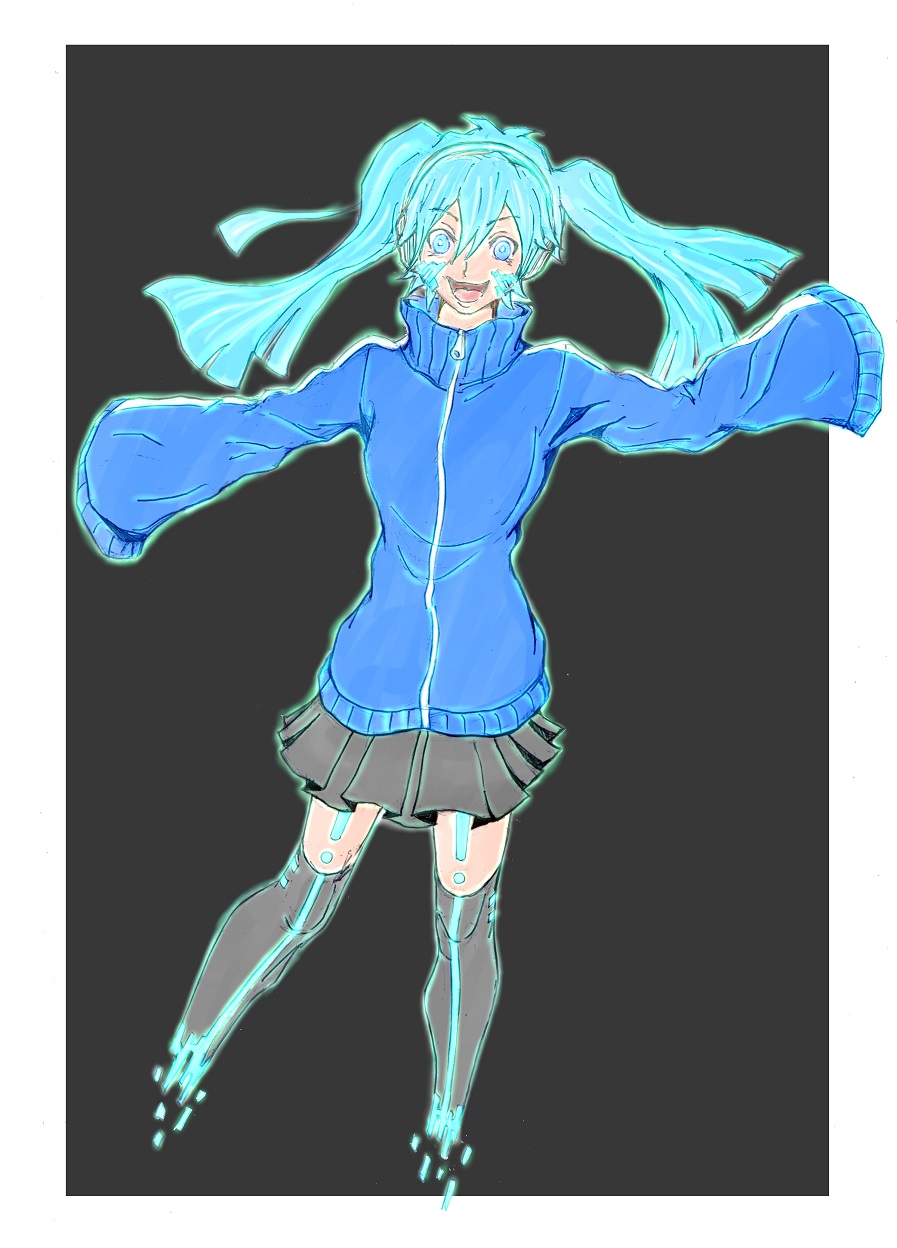 霞上もと エネさん カゲロウプロジェクトのエネさんのイメージイラストを描いてみました エネ カゲロウプロジェクト カゲロウデイズ メカクシ団 10周年 イラスト T Co Bfwr1qeijr Twitter