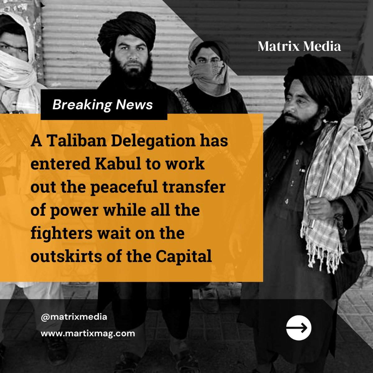 Latest on Afghanistan...
#Afghanistan #Kabul #Taliban #capital #entered #peaceprocess #fighters #outskirts #transferofpower #government