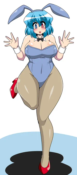 #青を見て体感温度をさげる
赤袖が青を描くのは大抵わかさぎ姫か小傘ちゃん。 