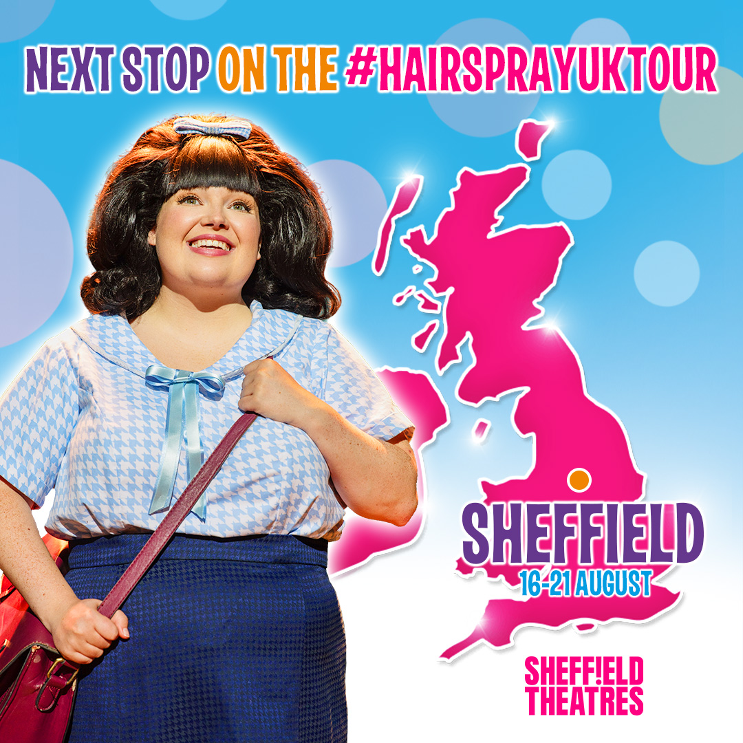 We are BURSTING with excitement! Only one more sleep and we arrive in SHEFFIELD! Who's coming to see us?! 💖

<a href="/crucibletheatre/">Crucible Theatre</a> 
#HairsprayUkTour