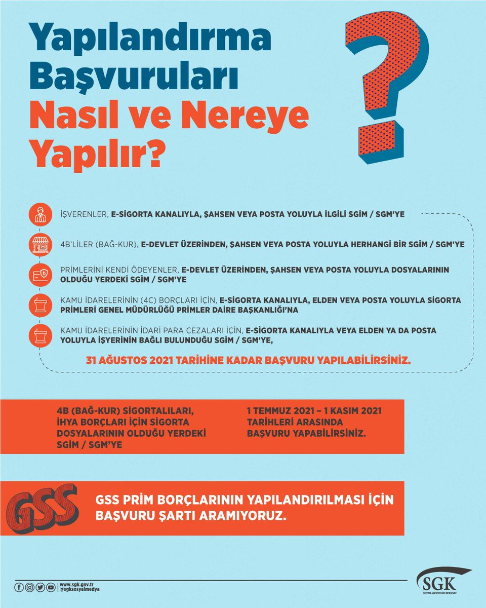 sgksosyalmedya's tweet photo. Yapılandırma başvuruları nasıl  ve nereye yapılır❓

🔗 https://t.co/q3K8ne1VYi https://t.co/kx72jc1zKV