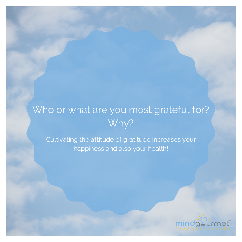 MindGourmet's tweet image. Who or what are you most grateful for?
Why?
#grateful