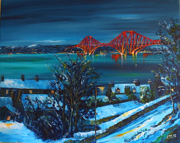 New artwork for sale! - "Winter time Forth Bridge" - fineartamerica.com/featured/winte… <a href="/fineartamerica/">Fine Art America</a>