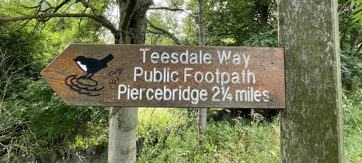 GaryBankhead's tweet photo. An 8-mile circular walk starting and finishing at #Piercebridge yesterday which took in a short section of the #TeesdaleWay footpath. It turned out longer than we expected as the footbridge (marked on our route card) was long disused - stunning countryside #Durham #NorthYorkshire https://t.co/g5ALSs0J6B