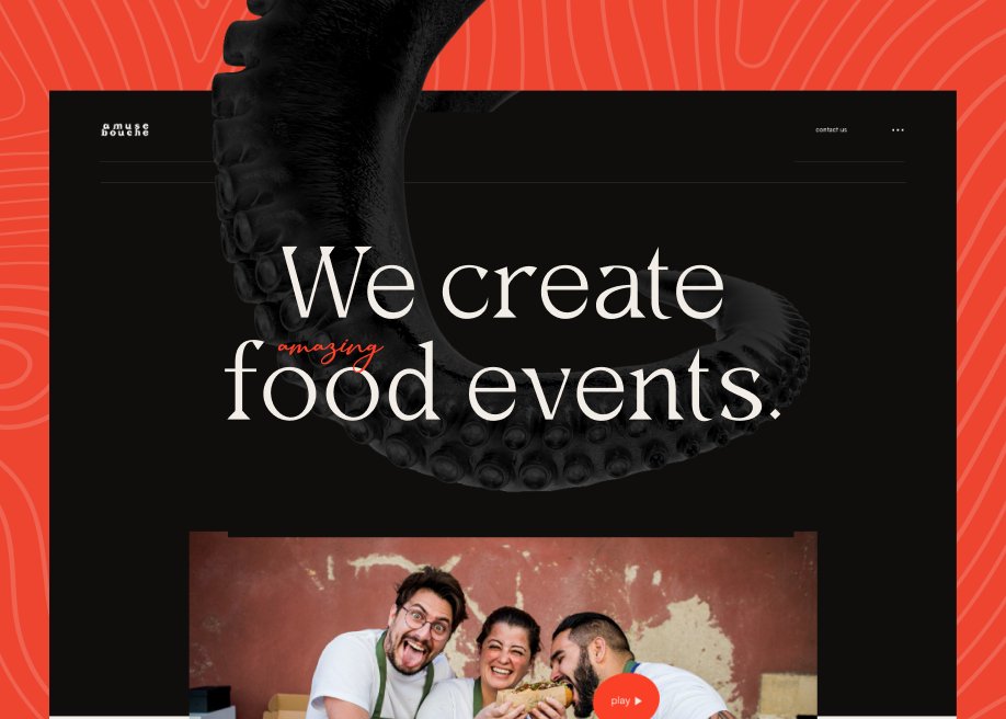 awwwards's tweet photo. Amuse Bouche by @DuallStudio &amp; @victorwork_  wins #SOTD &amp; #DEVAWARD

A food event agency, that creates unique gastronmy experiences based on Portuguese food, from street food festivals to exclusive dinners.

↳ https://t.co/qW8XxgzsAZ #Figma #GSAP https://t.co/jeuVb5KuvY