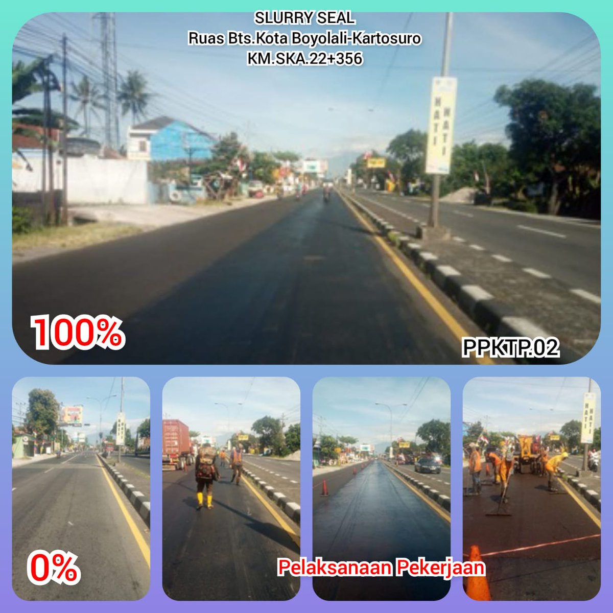 ppktp02's tweet photo. Kegiatan Hari Jumat 13 Agustus 2021 , Slurryseal pada Ruas Jalan Kartosuro-Bts Kota Boyolali KM.SKA. 22+356 #jalancantik #JatengGayeng @ganjarpranowo @dpubmckjateng @skpdtpjateng @puprjalanjtgdiy https://t.co/CxLvO2wm8z