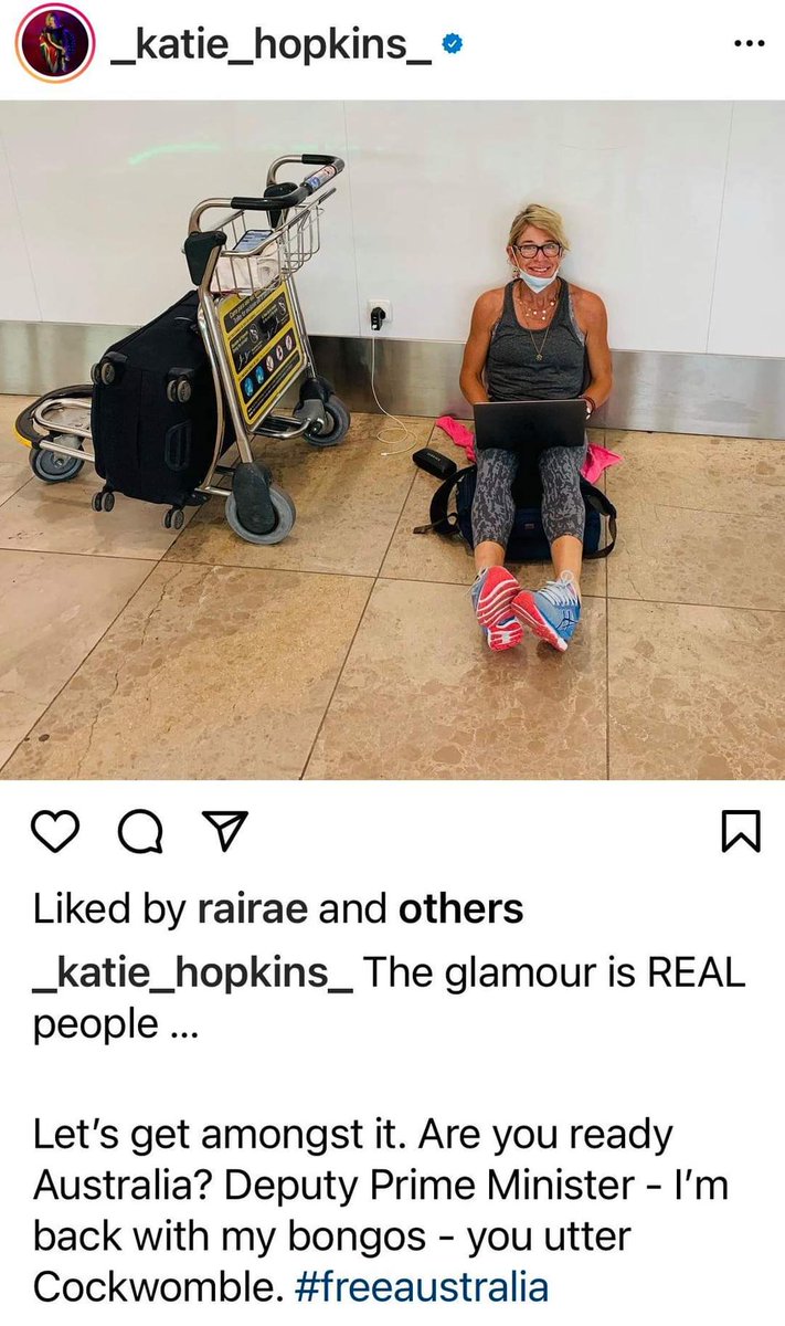 Gabeš¤ (@breatheforher) on Twitter photo PMV300 holders have zero chance of getting a travel exemption and yet this vile woman, WHO WAS KICKED OUT OF THE COUNTRY FOR IGNORING QUARANTINE RULES is back?
<a href="/karenandrewsmp/">Karen Andrews MP</a>, keep telling us about how it for the health of Australians... Fix it!! #AutoExemptPMV300 PMV300 holders have zero chance of getting a travel exemption and yet this vile woman, WHO WAS KICKED OUT OF THE COUNTRY FOR IGNORING QUARANTINE RULES is back?
<a href="/karenandrewsmp/">Karen Andrews MP</a>, keep telling us about how it for the health of Australians... Fix it!! #AutoExemptPMV300
