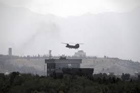 #Taliban capture #Mazar_e_Sharif, bastion of anti-Taliban forces, even as #USA President #Biden sends 5000 troops to evacuate #USEmbassyKabul with helicopters flying diplomats & other expats out of #Kabul that is set to fall as insurgents surround city. #MIG @NATOscr #AshrafGhani