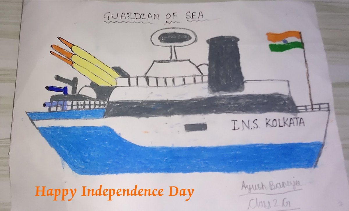 Banerjee_MB's tweet photo. #HappyIndependenceday
#IndianNavy 
#PMOIndia #PMModi #RajnathSingh https://t.co/nsH4r1VdbM