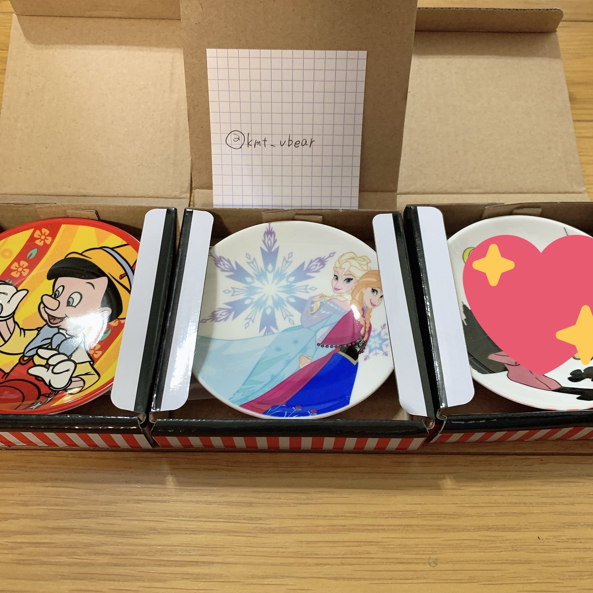 kmt_vbear's tweet image. 交換 ディズニーストア 豆皿 第3段 

譲)) アナ＆エルサ ピノキオ
求)) シンデレラ ≫ 第2弾アリス≫ユニベア

シンデレラ優先で考えております。
割れ物のため 都内（舞浜）手渡し希望

お心当たりのある方
いらっしゃいましたら
お声がけくださいませ🙇‍♀️