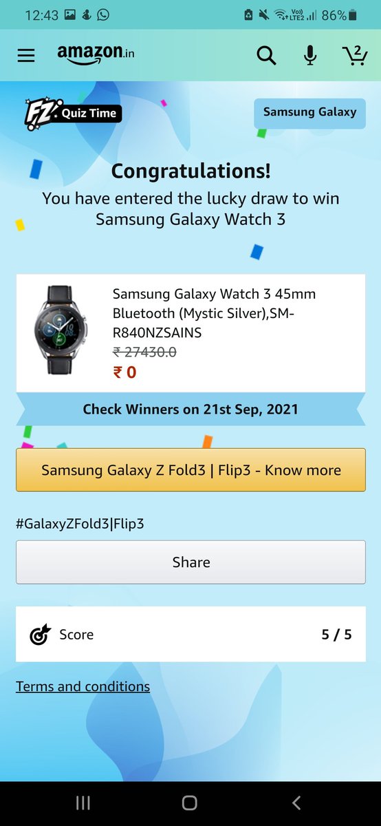 Mushaf1231's tweet photo. @SamsungIndia @amazonIN #SamsungGalaxyZFold3 #SamsungFlip3 #AmazonMobilelnsider https://t.co/F1Zu21KvsO