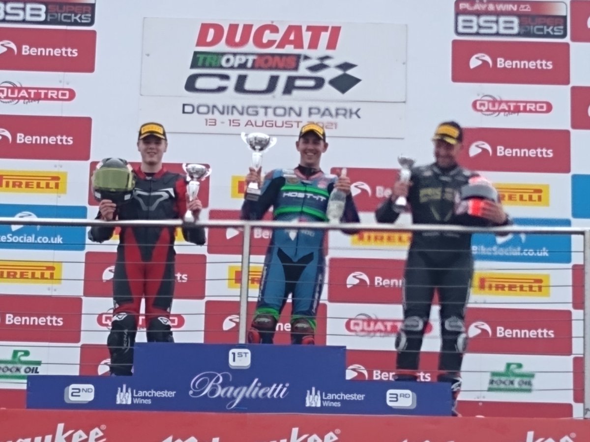 Thanks to <a href="/SymCirrusMoto3/">SymCirrus Motorsport</a> team and all the people and sponsors who helped me get back out racing after my last crash at Brands Hatch. P2 in Race 1 starting P2 for race 2 today. ✊ <a href="/bespokeMillHill/">Mill Hill Interiors limited</a> <a href="/DucatiCoventry/">Ducati Coventry</a> <a href="/ebcbrakesuk/">EBC Brakes</a> <a href="/GBRacingEU/">GBRacing World Class Motorcycle Protection</a> @factoryagencies <a href="/NEXXhelmets/">NEXX Helmets</a>