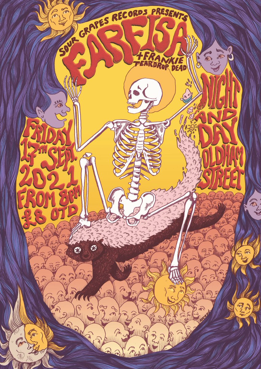 Manchester's most inventive psychedelic rock & roll group returns live to celebrate the release of their new EP Gänger, out on the 13th of September. @SourGrapesMusic present @farfisaband + special guests @fteardropdead on FRI 17 SEPT Tickets + info: tinyurl.com/FarfisaNaD