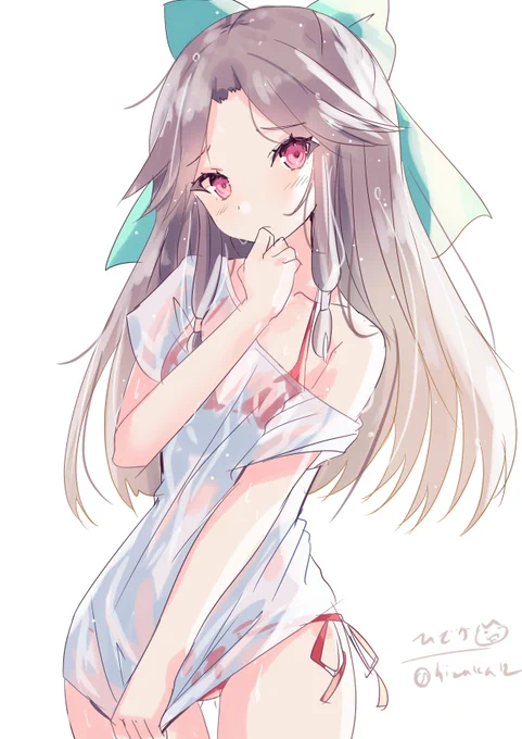 濡れTシャツの神通
#艦これ版深夜の真剣お絵描き60分一本勝負
#艦これ版真剣お絵描き60分一本勝負_20210814 