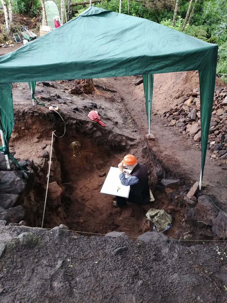 NesscliffeHill1's tweet photo. Recording #Nes21 inner enclosure inturn entrance uncovered so far. More to come in 2021 https://t.co/dyoeihlHRf