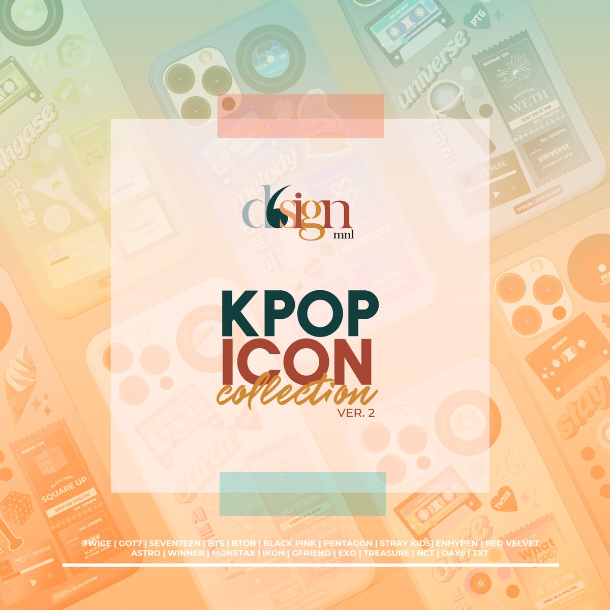 dsignmnlupdates's tweet image. Kpop Icon collection is now available!

Bunch of designs from different groups! 💙

order form and check our design catalog:
linki.st/dsignmnl

❤️Available for apple and android units
💜for faster response, dm us for any inquiries
🖤 Price starts at Php 290