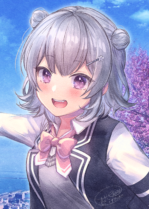六花「小春六花×小樽コラボ開催おめでとうございます!
記念にイラコン参加してみました!」|壱十九 / illustratorのイラスト
