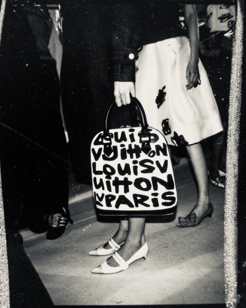 Louis Vuitton 2001 Graffiti Collection by Stephen Sprouse Black