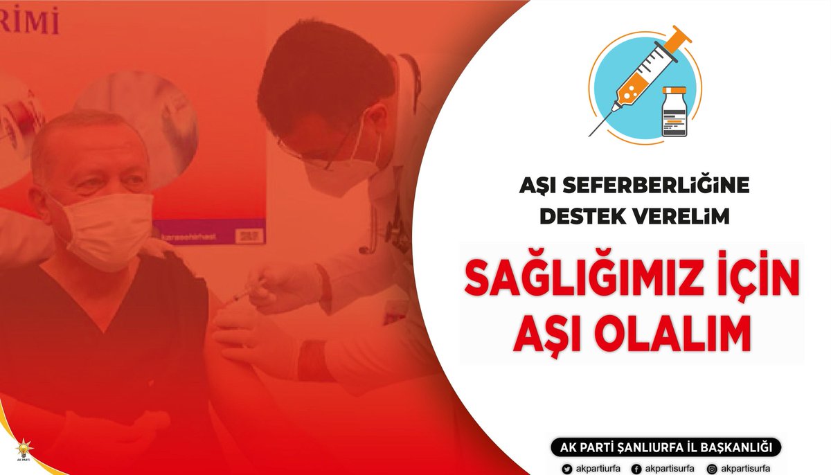 akpartiurfa's tweet photo. Ailemiz, sevdiklerimiz ve sağlıgımız için aşı olalım.

#UrfadaAşıSeferberliği ile aşılamada son sırada olan ilimizin rengi maviye dönecektir.

@Abdullah_Erin47 @drfahrettinkoca @abdkirikci @MGulum_ @zabeyazgul https://t.co/MavpkvP3v0
